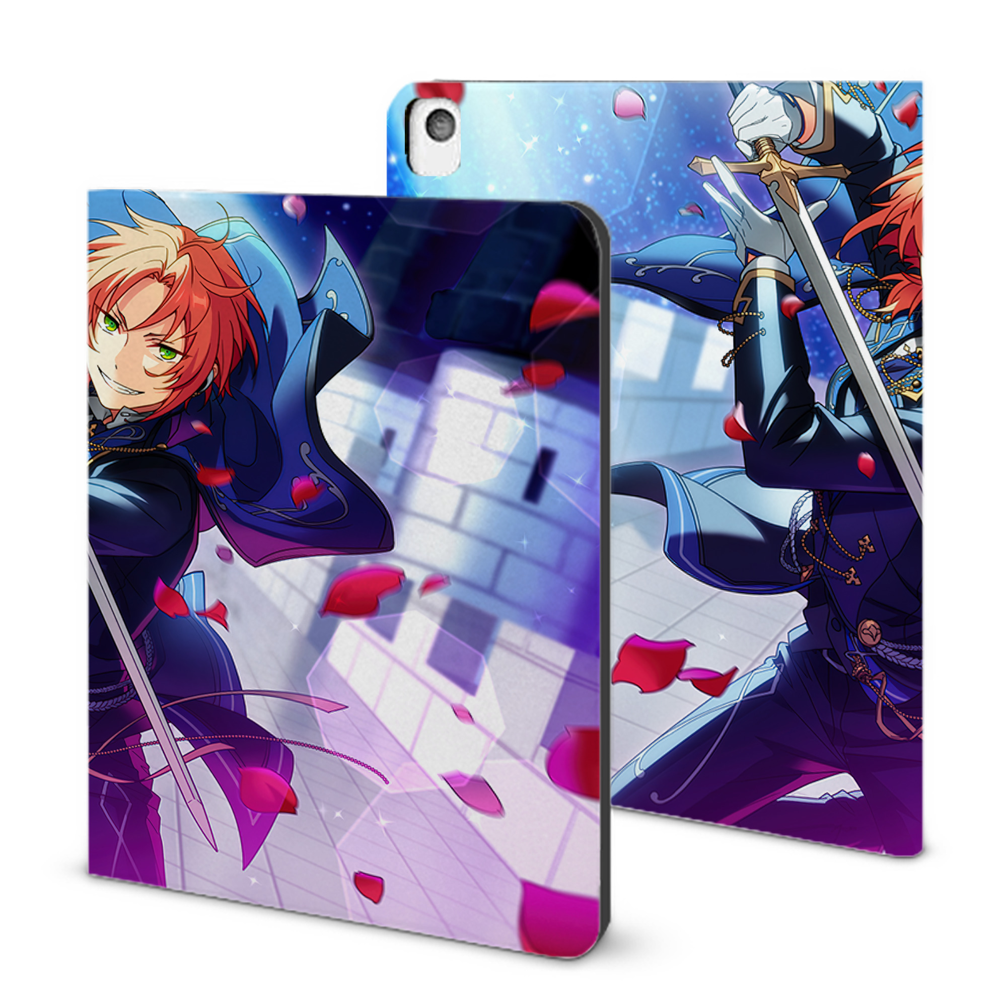 （画像用） あんさんぶるスターズ! Ensemble Stars IPadケース ペンホルダー付き ブックスタイルデザイン